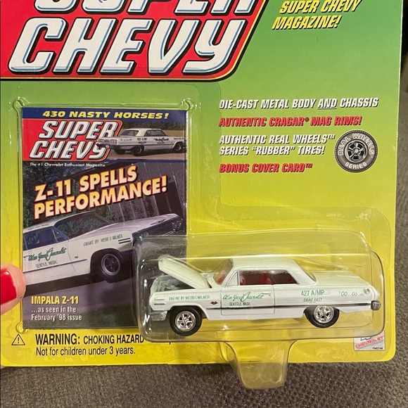 NWT Johnny Lightning Super Chevy Die-Cast Car Impala z-11 - Picture 2 of 3